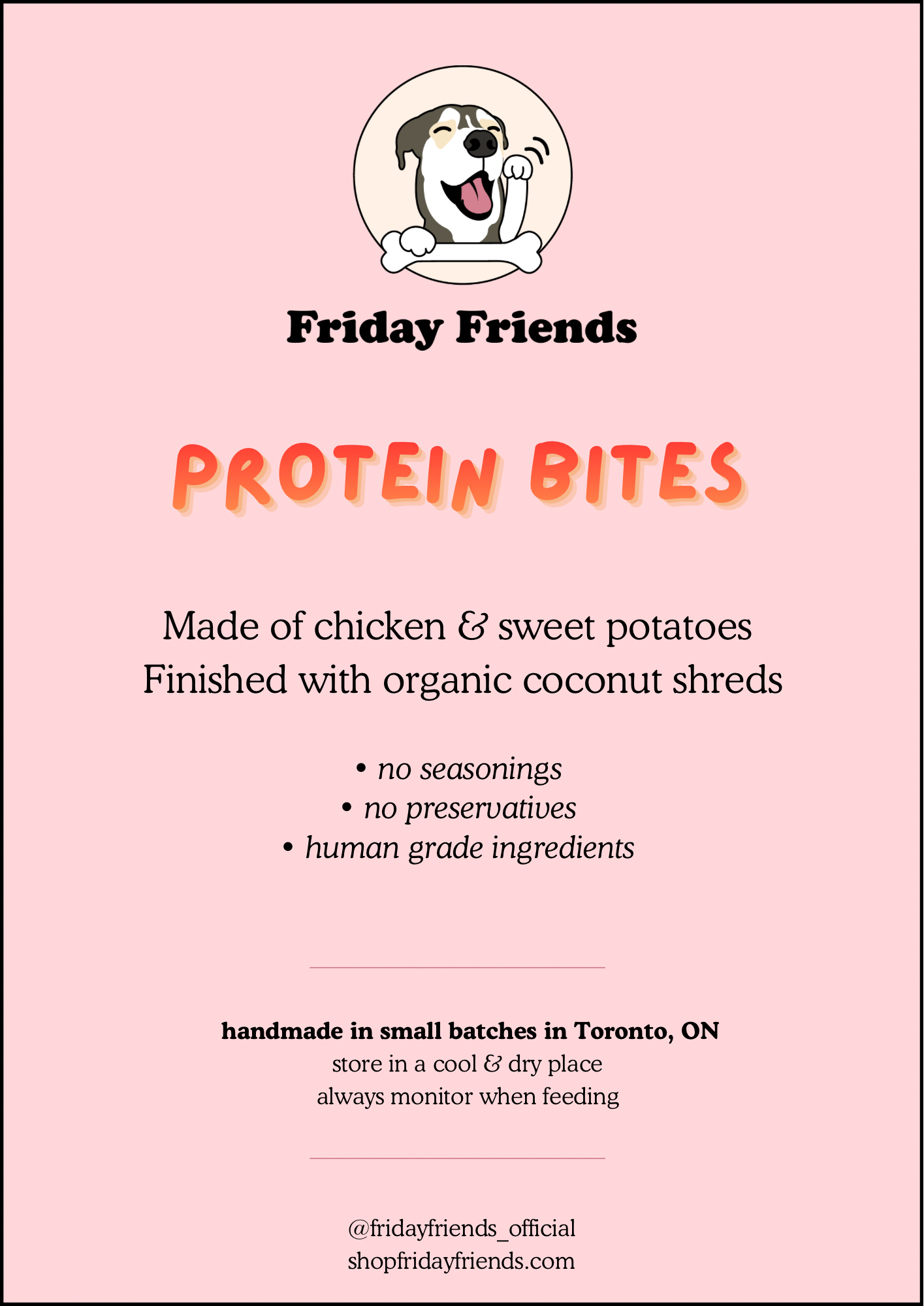 🤤 Friday Protein Bites - Chicken & Sweet Potatoes