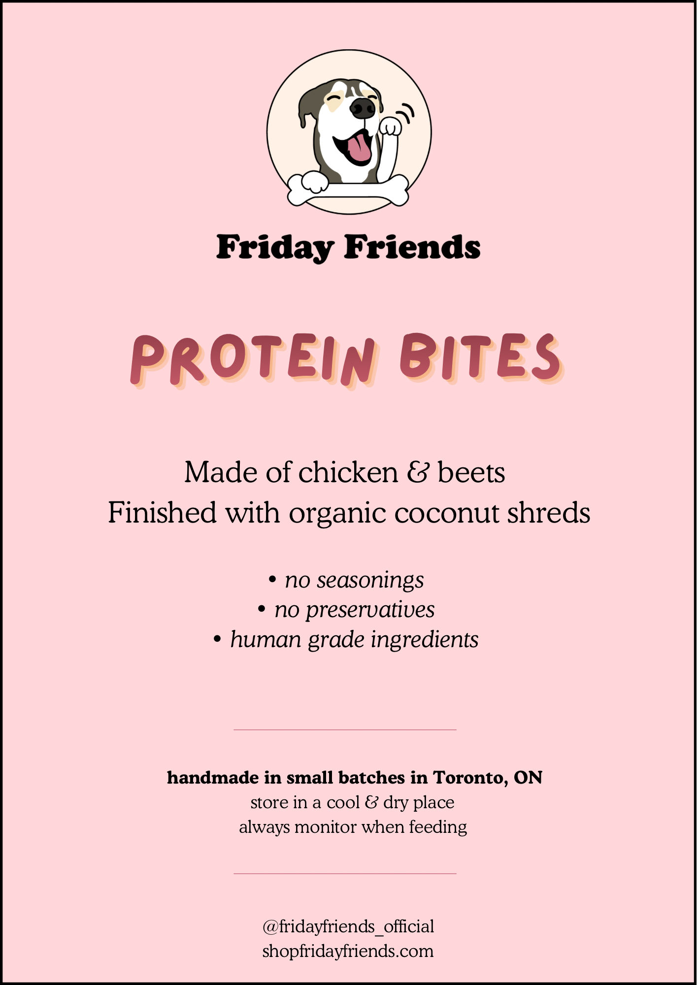 🤤 Friday Protein Bites - Chicken & Beets